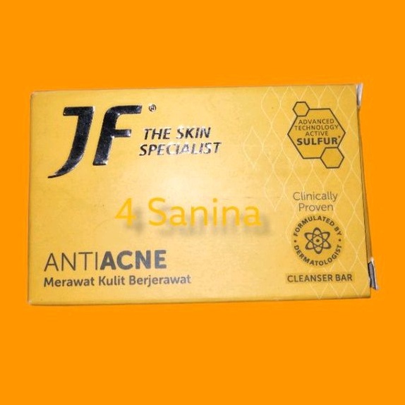 JF Anti Acne 90 gr the skin specialist / jf sulfur /jf cleanser bar