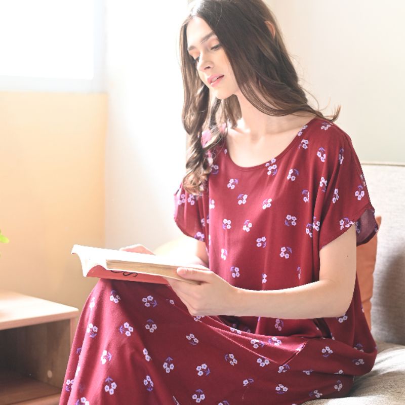 Daster Rayon HABEL NON BUSUI Panjang Semata Kaki-Habel 29