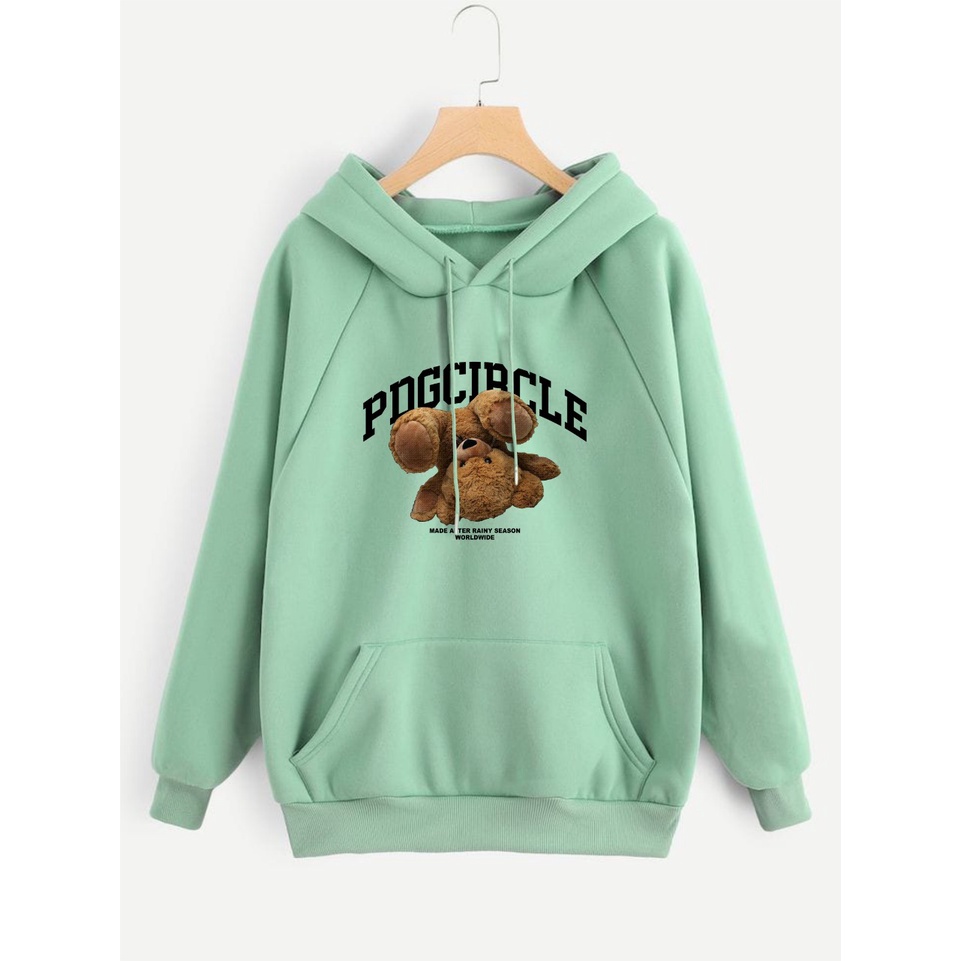 Hoodie PDGCIRCLE Sweater Pria Fleece