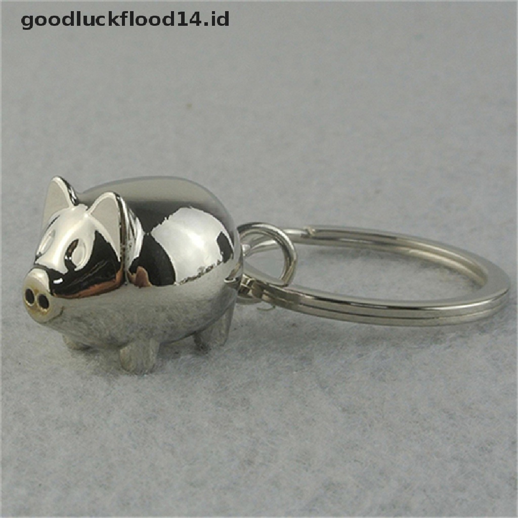 [OOID] 1Pcs Lovely Mini Pig Keychain Keyring Keyfob Cute Gift Ring Charm Decoration ID