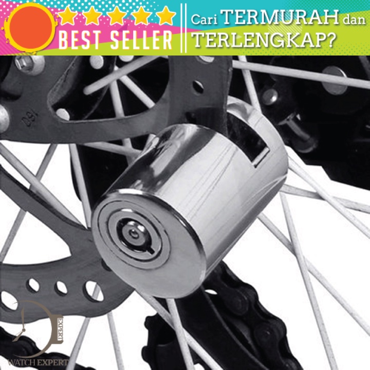 Bisa COD Gembok Sepeda Motor Moped Disc Brake Cakram - DEYIOU P1318