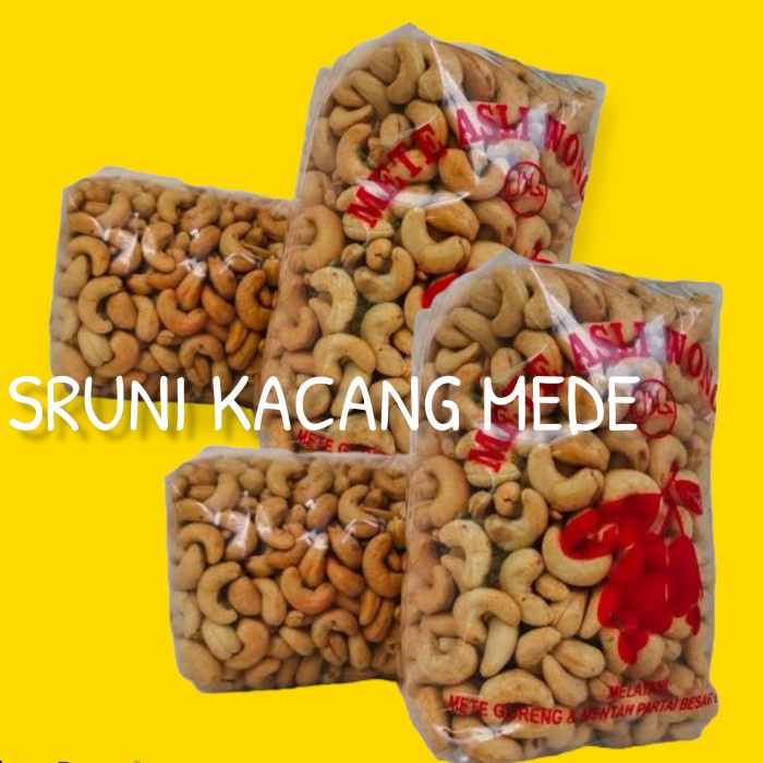 

✨COD✨ Kacang Mete Mede Utuh Super Wonogiri 1 Kg Matang - 1000 Gram, asinbawang