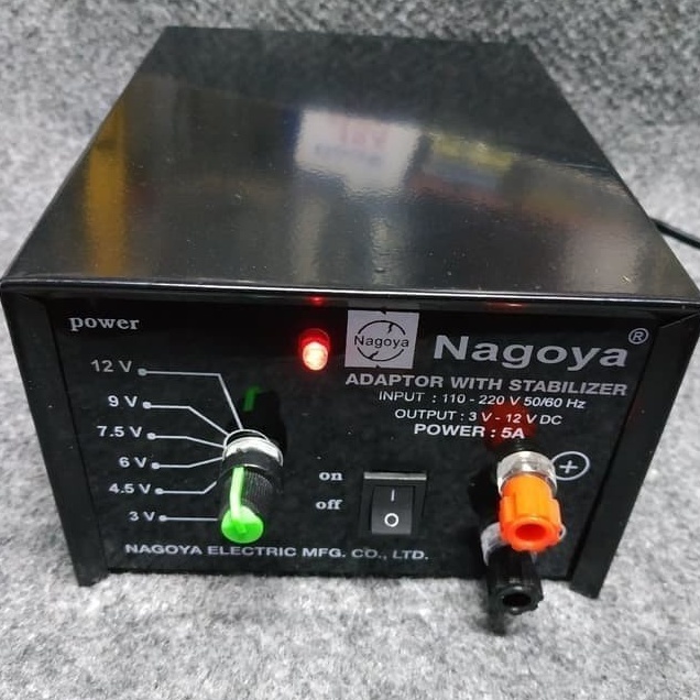 Stabilizer Regulator 12v 5A Nagoya Power Supply awet