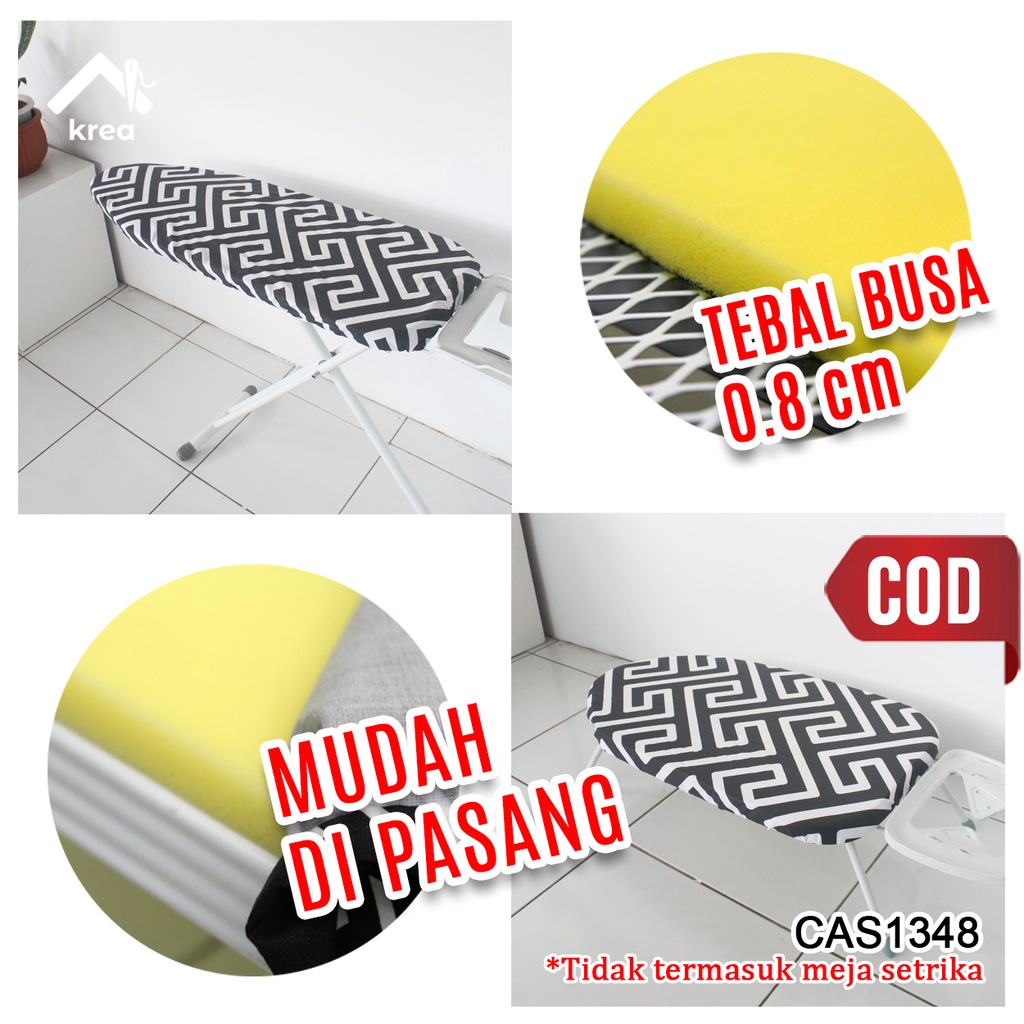 COVER/SARUNG MEJA SETRIKA BESAR DAN KECIL KRISBOW ( HANYA COVER/TANPA MEJA ) CAS1348