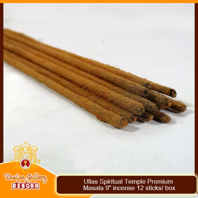 Dupa Hio India Wangi Ullas Spiritual Temple Premium 9&quot; @ 12 sticks