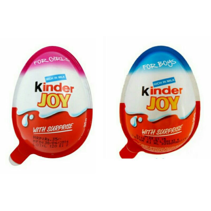 

Kinder Joy Chocolate Crispy Boys/ Girls 20G