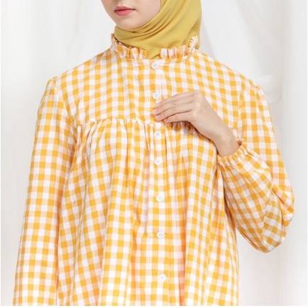 ROKKA BLOUSE - PAKAIAN WANITA - BLOUSE KOTAK - BISA COD