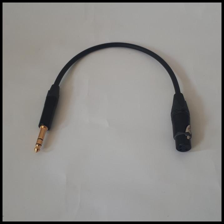 Kabel Patch Mogami 2534, Menggunakan Konektor Neutrik Xlr-F To Trs