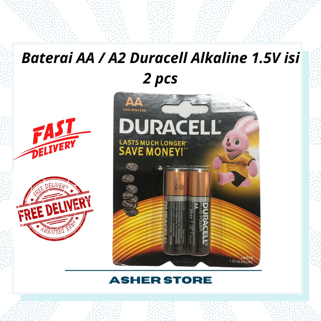 Jual Baterai Aa A Duracell Alkaline V Isi Pcs Shopee Indonesia