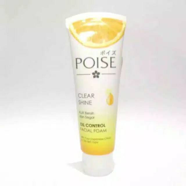 Poise luminous white&amp;clearshine facial foam 50&amp;100gr