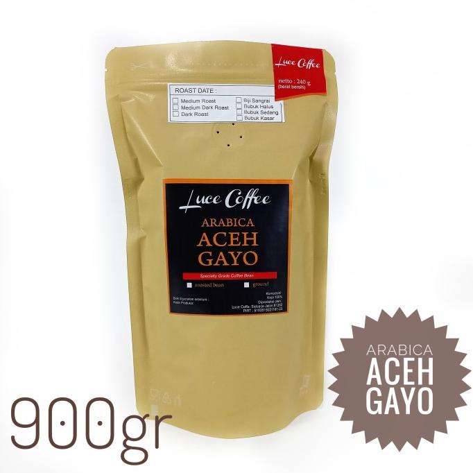 

[ COD ] Kopi Arabica Aceh Gayo 900gr -Roastedbean(biji sangrai) FREE ONGKIR Kode 252