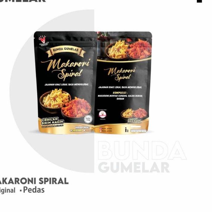 

♠️ BUNDA GUMELAR Makaroni Spiral 100 Gram grosir