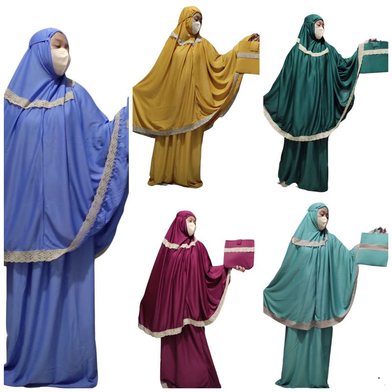 Mukena Hyget Renda Besar Dewasa GROSIR MURAH