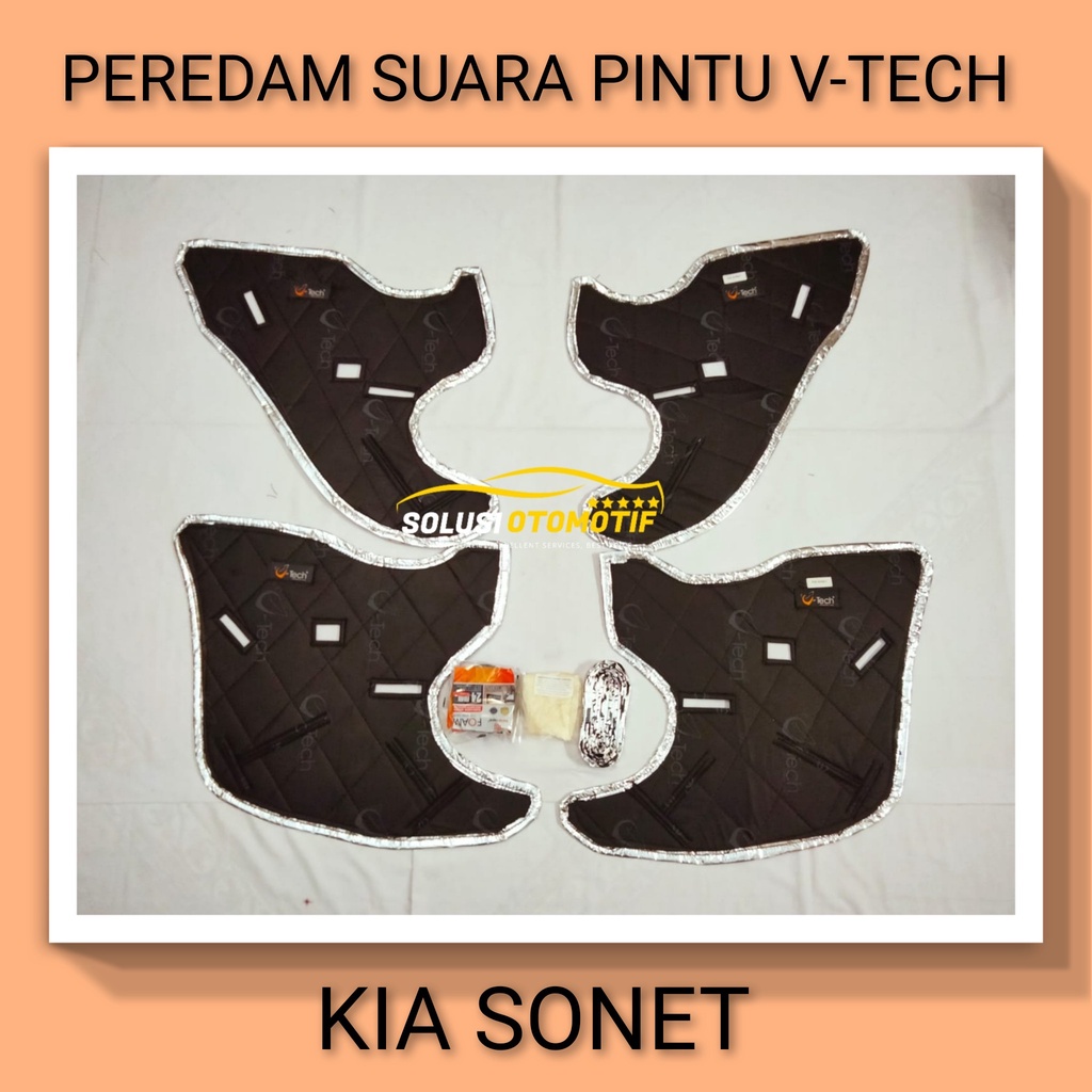 KIA SONET Peredam Suara Pintu Aksesoris Mobil VTECH Ori Plug n Play