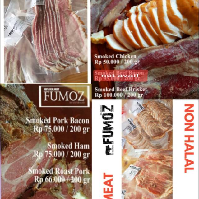 

Smoked beef bacon 200 gr