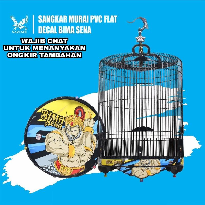 Sangkar Murai PVC Decal Bima Sena