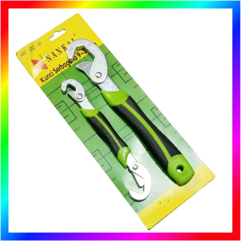 SNAP N GRIP NANKAI Kunci Inggris Pas 9 - 32 mm Universal Serbaguna Aneka Macam Fungsi Aneka