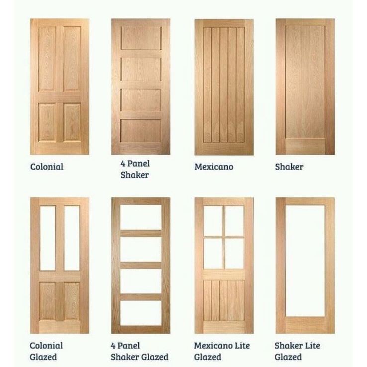 FERVENT WOOD Daun Pintu Solid Kayu Mahoni Oven
