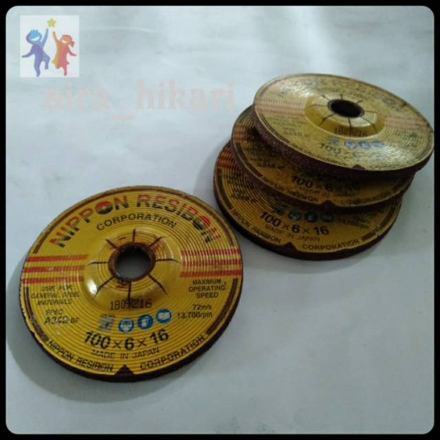 Batu gerinda poles 4 inch nippon resibon