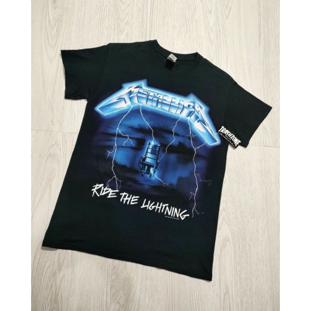 [ 100% ORIGINAL ] METALLICA - RIDE THE LIGHTNING (S) KAOS BAND | T-SHIRT BAND | BAJU BAND | ORIGINAL