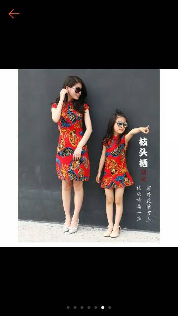 Baju cheongsam imlek couple