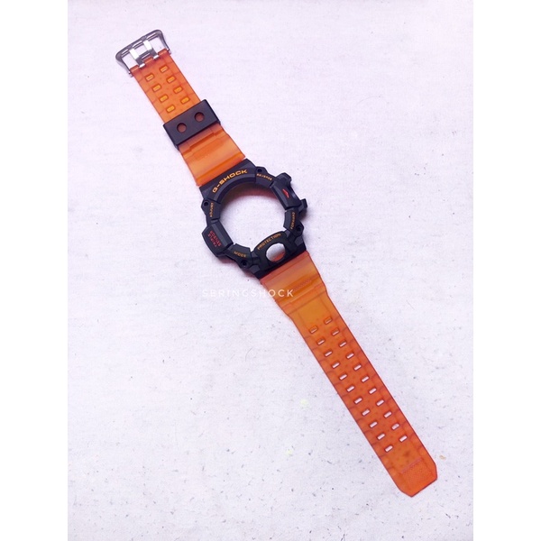 BNB Gshock GW9400 Rangeman BLACK ORANGE RESCUE Strap Besel Casio G-shock