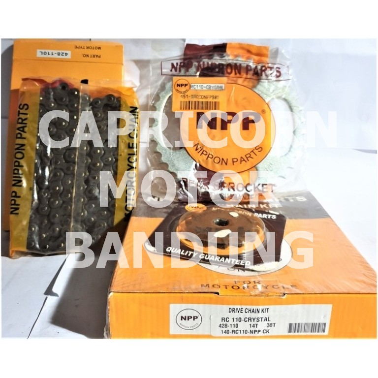 GEAR GIR SET PAKET RC110 RC 110 CRISTAL CRYSTAL NPP GIRSET