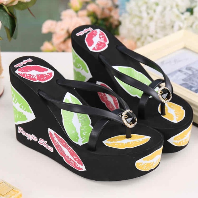 [GROSIR][COD] SEVEN_DAY TERBATAS WEDGES  WANITA SANDAL WANITA W-07