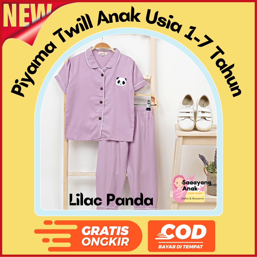Baju Bju Tidur Tdur Tdr Piyama Piama Pajamas Pakaian Busana Fashion Fasion Rayon Twill Main Harian L