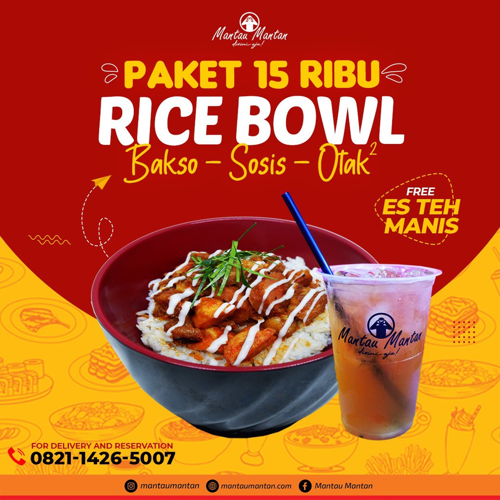 

Paket Rice Bowl Bakso Sosis Otak-otak