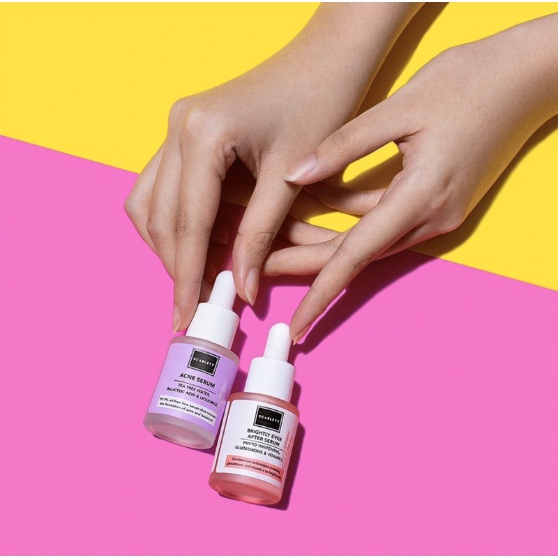 SCARLETT SERUM / SCARLETT ACNE SERUM / SCARLETT BRIGHTLY SERUM / SCARLETT BRIGHTENING SERUM / SCARLE