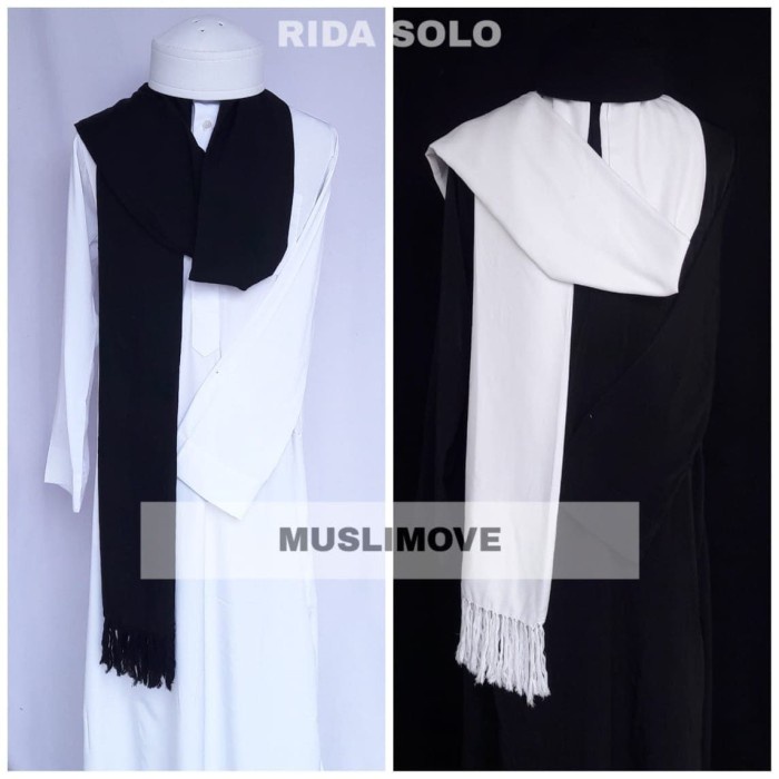 Sorban/Scarf Rida Solo, Haji dan Umroh (J2R7) Sorban palestina Sorban Sorban panjang Sorban anak Sor