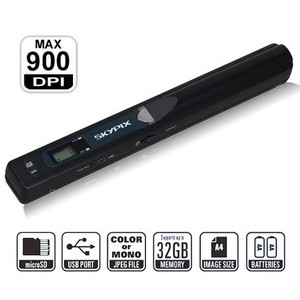 Portable Scanner Skypix Tsn 410 Handyscan 900 Dpi