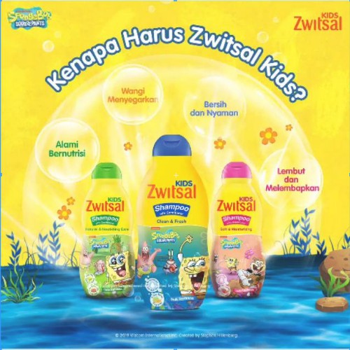 Zwitsal Shampoo with Conditioner 180 ml / Sampo Bayi