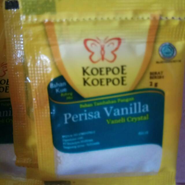 Jual Perisa Vanilla Vanili Bubuk Merk Koepoe Koepoe Sachet Gr Murah Shopee Indonesia