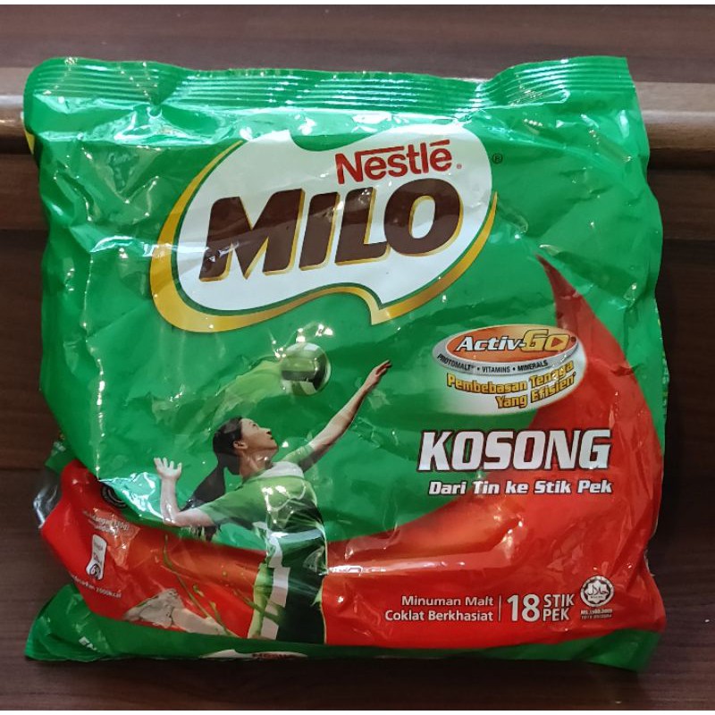 Jual NESTLE MILO KOSONG IMPORT MALAYSIA ORI (18 STIK) Shopee Indonesia