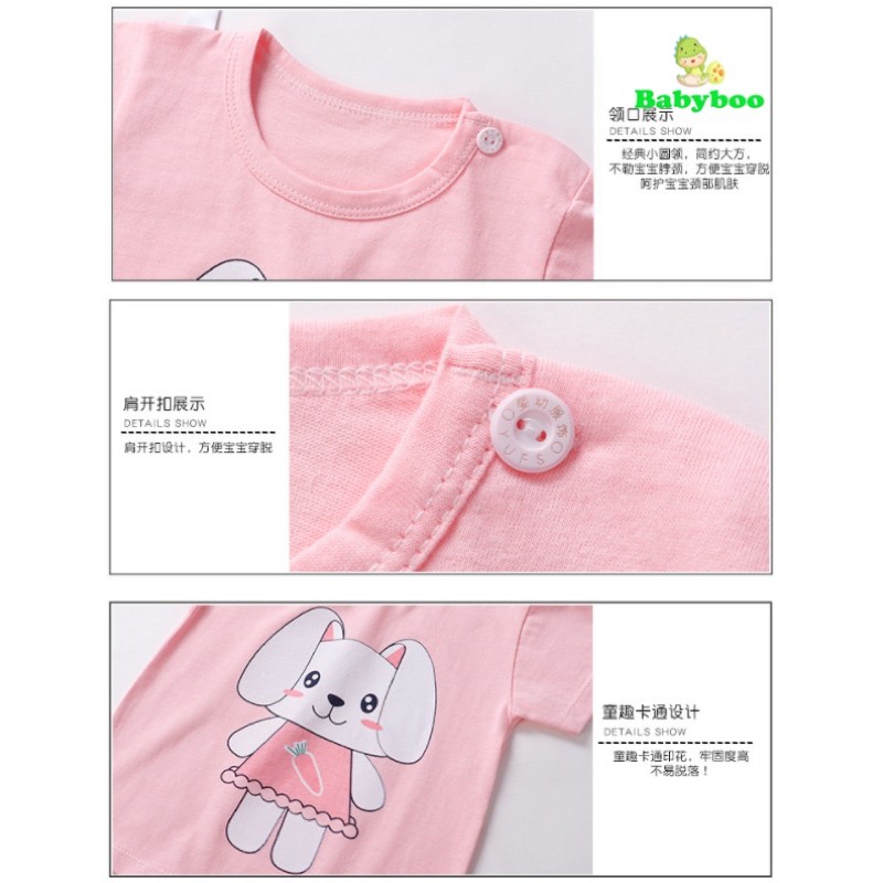 (0-24m) Setelan Baju Bayi/ Setelan Baju Bayi Lengan Pendek/ Setelan Bayi Import