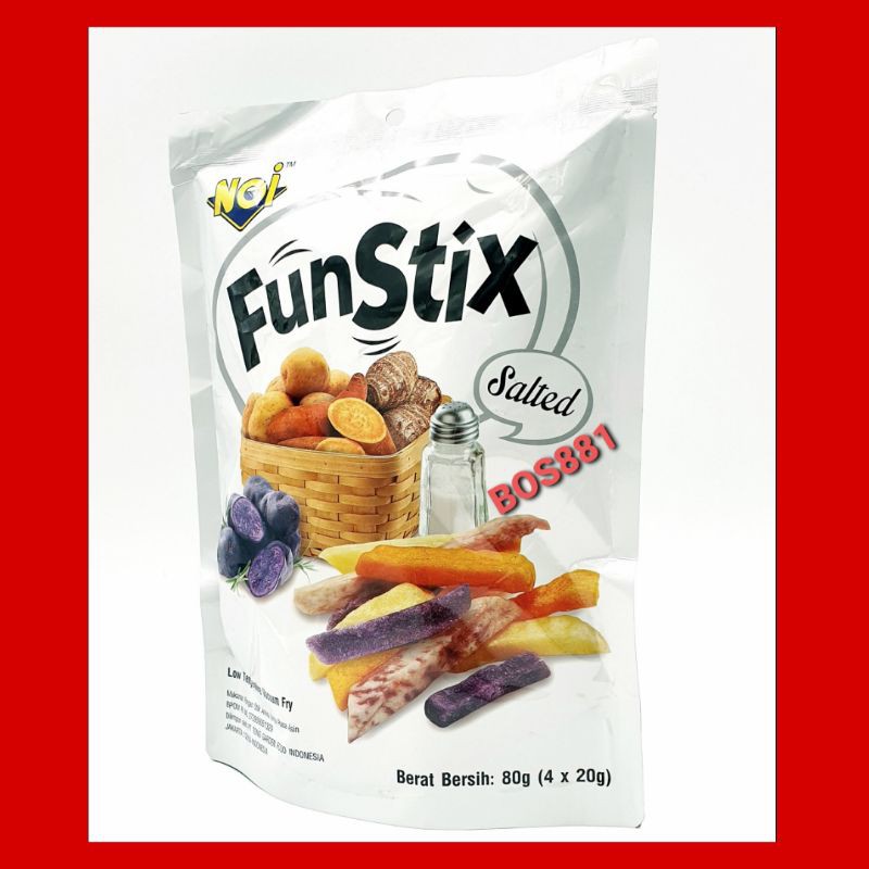 

Fun Stix Salted 80g (4×20g)