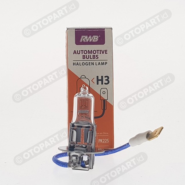 Lampu Mobil Halogen H3 RWB