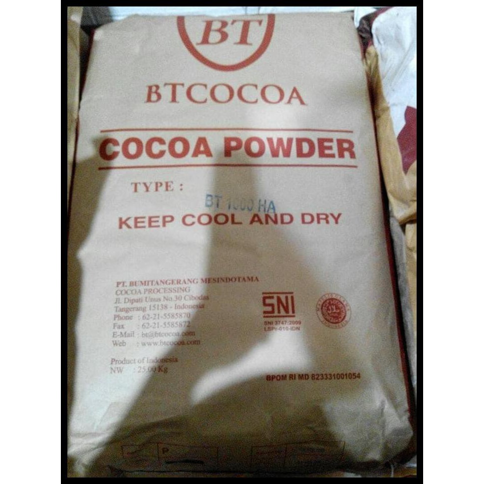 

COKLAT BUBUK BT COCOA / JAVA DARK CLASSIC 1000 HA 1 KG ATAU 25 KG SAK