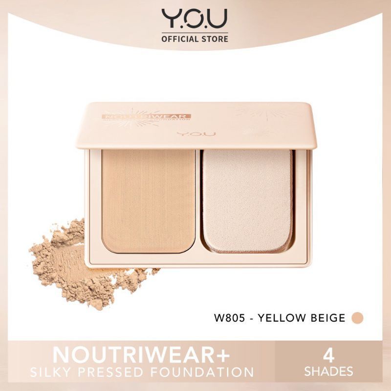YOU Noutriwear Silky Pressed Foundation / Bedak Padat YOU / YOU Bedak Padat / YOU Bedak Foundation