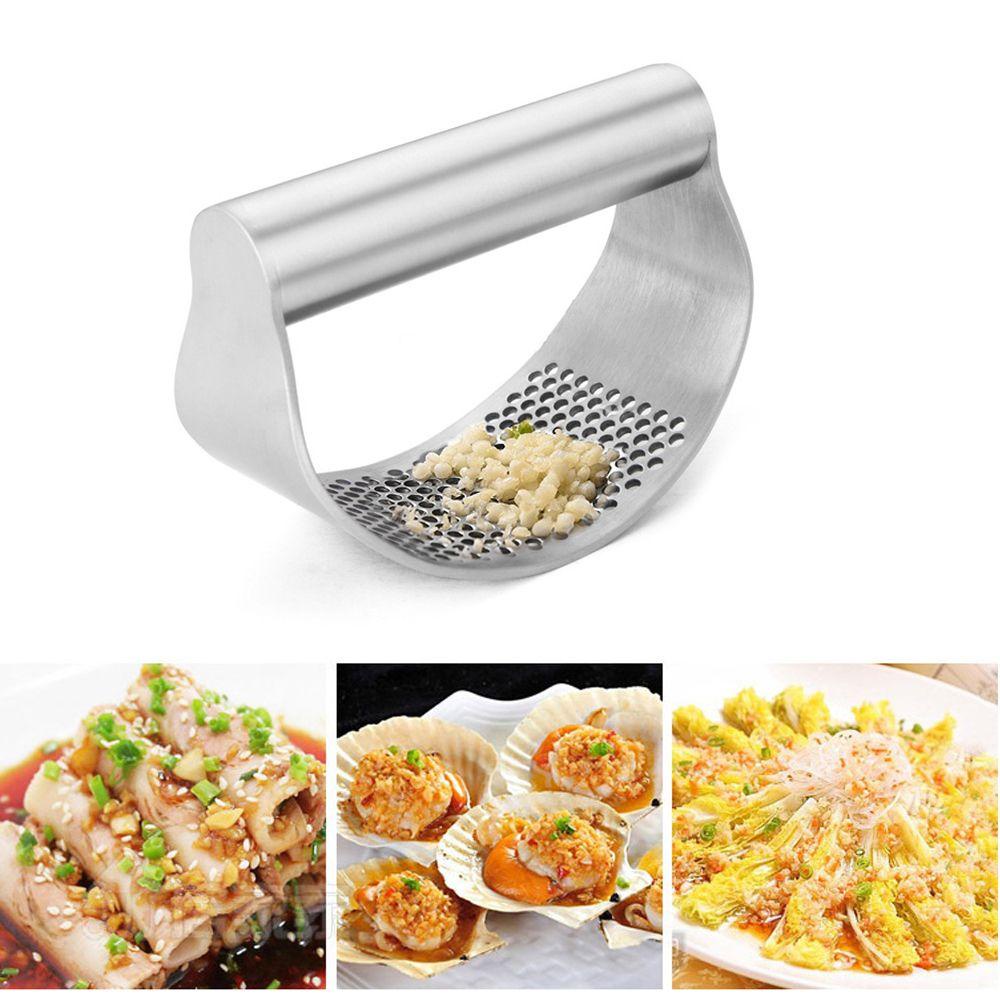 Alat Pencincang Bawang Putih / Buah / Sayuran Bahan Stainless Steel