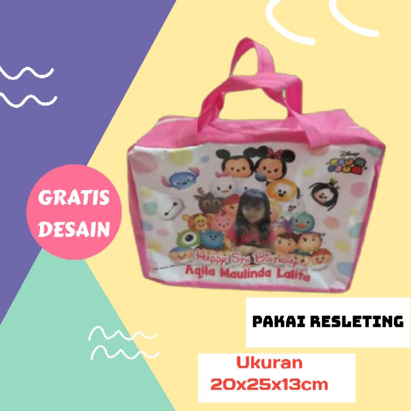 

Tas Souvenir/Goodiebag Ultah bahan spunbond