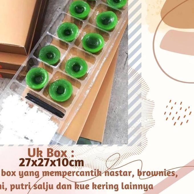 

➬ Dus / Box Kue Ijo / Lumpang / Talam / Box Packaging / Dus Kue / Box Kue ( 10 set ) ✯