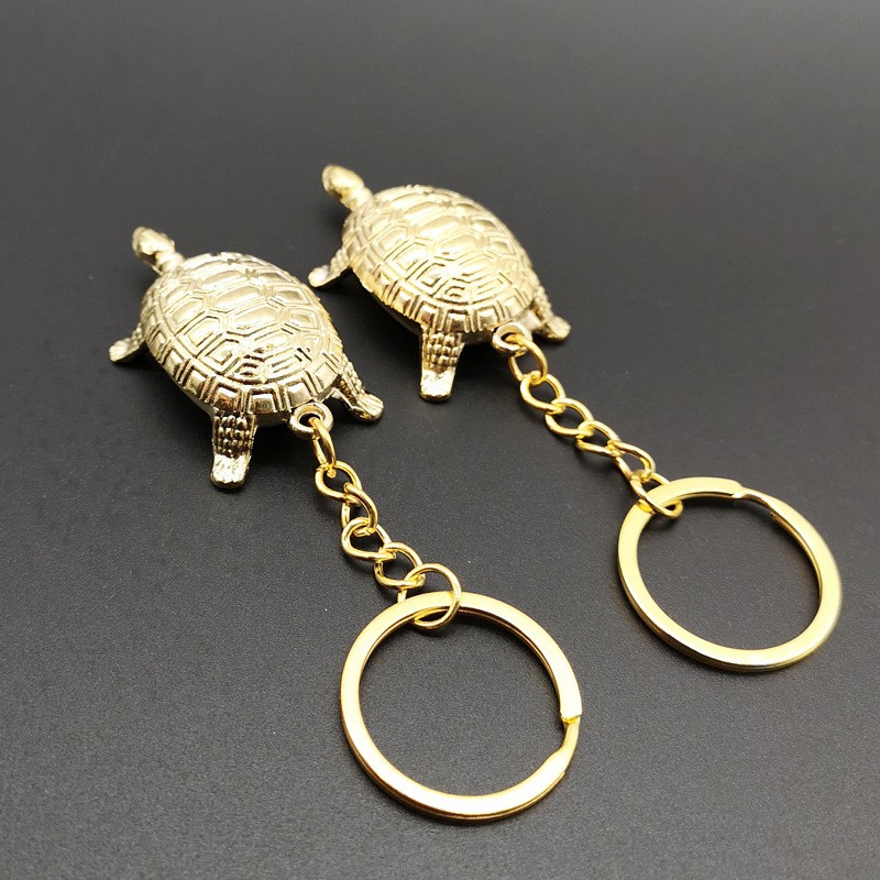 开光仪式日本金钱龟钥匙扣 Lucky Gold Turtle-Japan Sensoji Temple Golden Tortoise Keychain