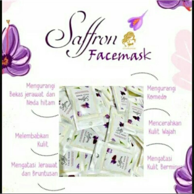 MASKER SAFFRON / SAFFRON FACEMASK ORIGINAL