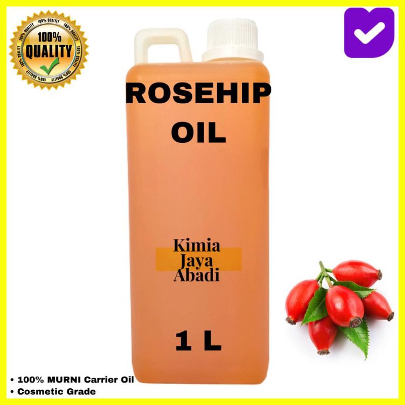 Pure Rosehip Oil / Minyak Rosehip Seed Oil 1 Liter ASLI