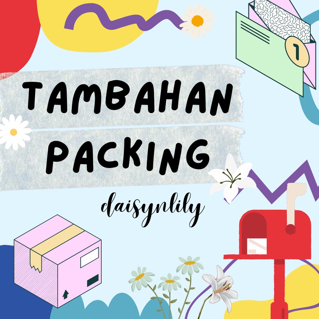 

Tambahan Packing / Extra Packing Photocard (Bubblewrap, Toploader, Kardus)