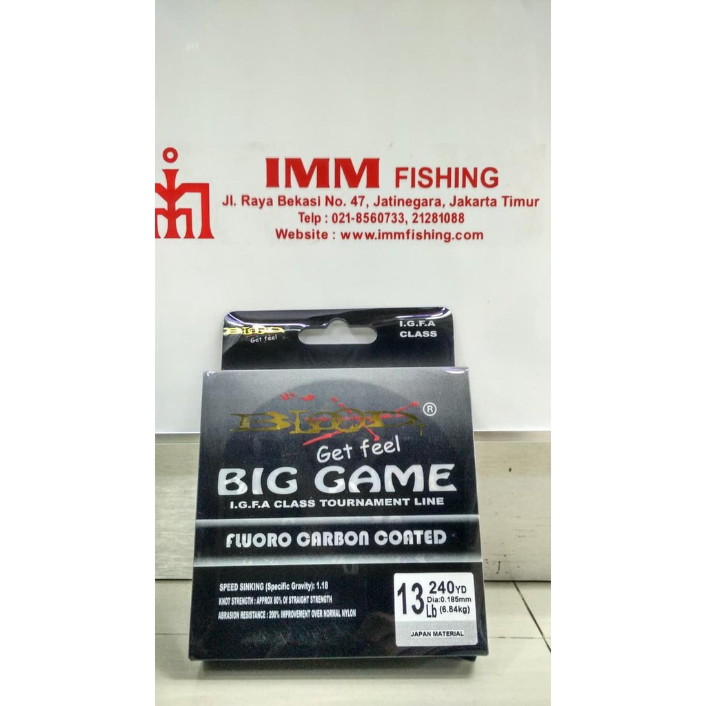 MURAH Tali Nylon BLOOD BIG GAME 13Lb 0 18