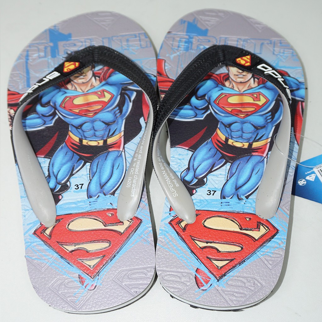 Sandal Jepit Anak Laki Laki Ando Original Superman 310 Abu Termurah